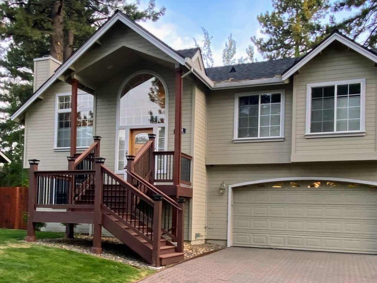 Large upscale home with large garage