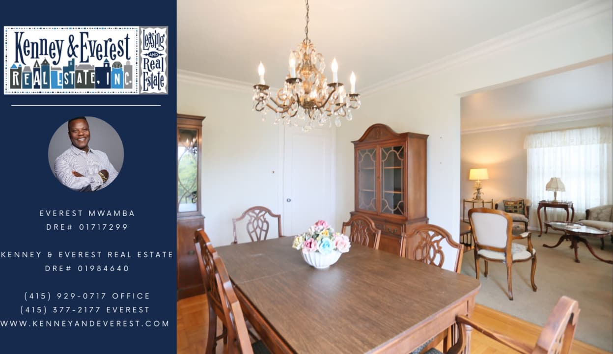 Two-story, 3BR/2.5BA Single family home including Lower-Level Suite with Bath  Kitchenette in Glen Park's Miraloma neighborhood, Washer/Dryer, Garage, Pets considered (1 Gaviota Way)