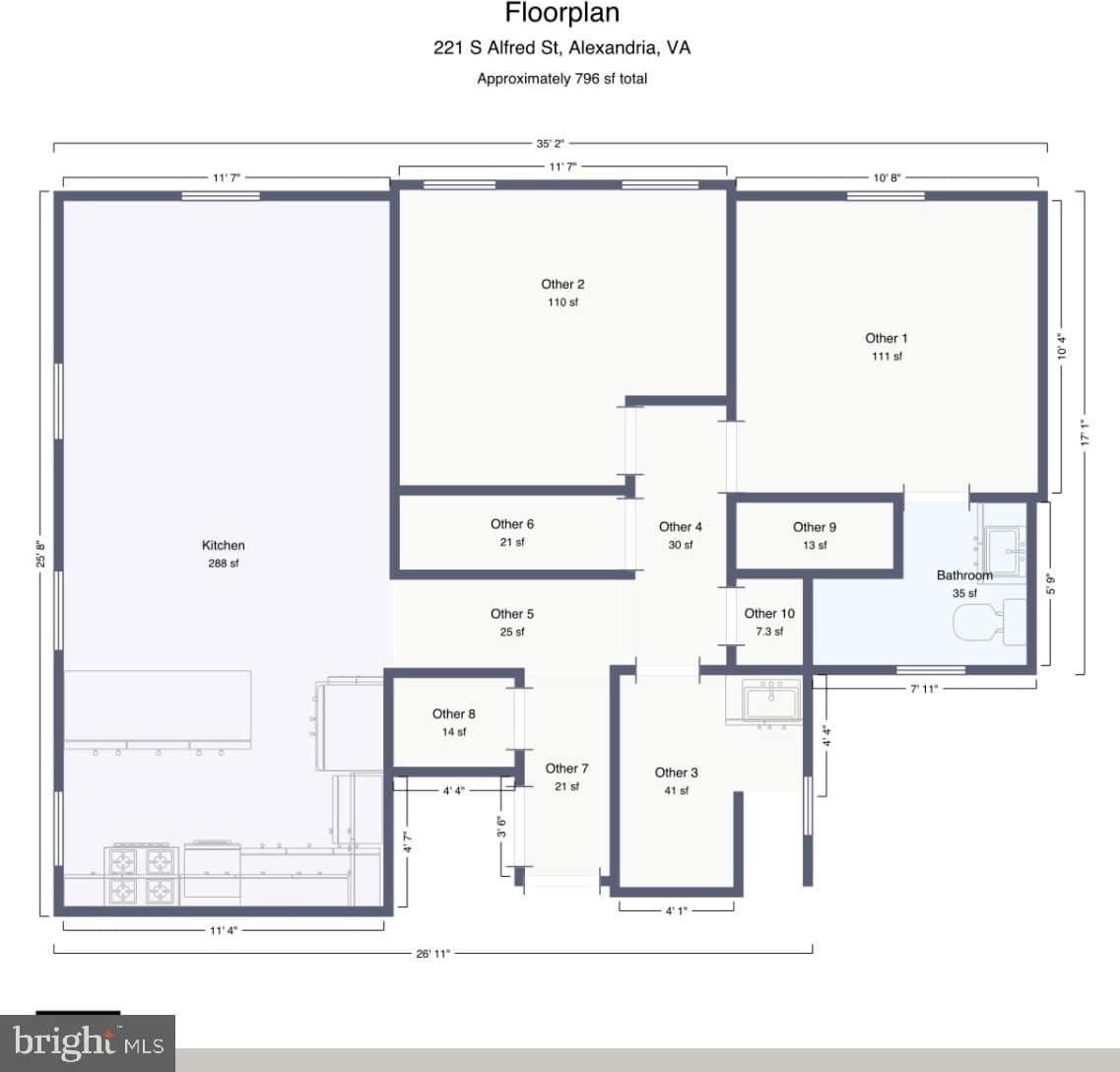 221 S ALFRED Street unit: 1A