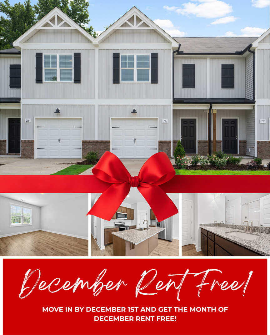 *ONE MONTH FREE* 3 Bedroom/2.5 Bath/1 Car Garage Townhome