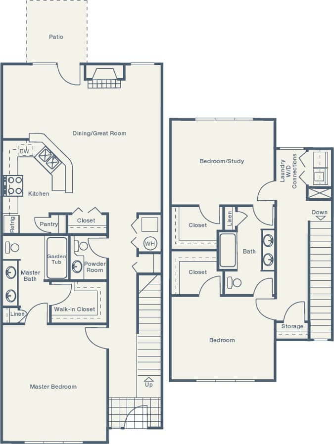 C1T: 3 Bed 2.5 Bath TH