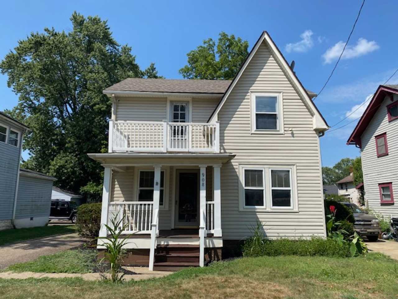 Warm  Bright West Akron 3BR with Fireplace, Off-Street Parking  Backyard