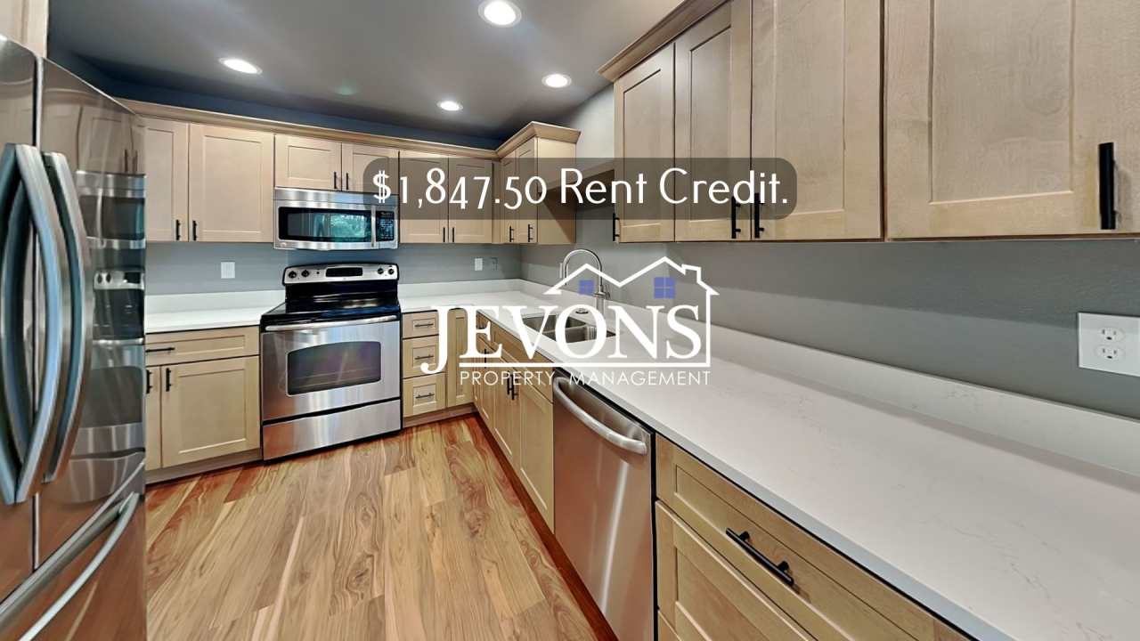 Top-floor 2-level condo with brand-new kitchen and ensuite bath – Utilities and internet included – Minutes from dining, shopping, and entertainment!