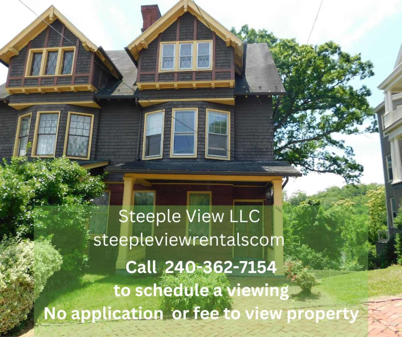 4 BR Victorian home in historic district