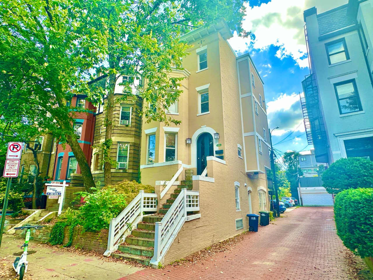 JUST RENOVATED - Astonishing Adams Morgan 4 Bedroom Townhouse with Parking!