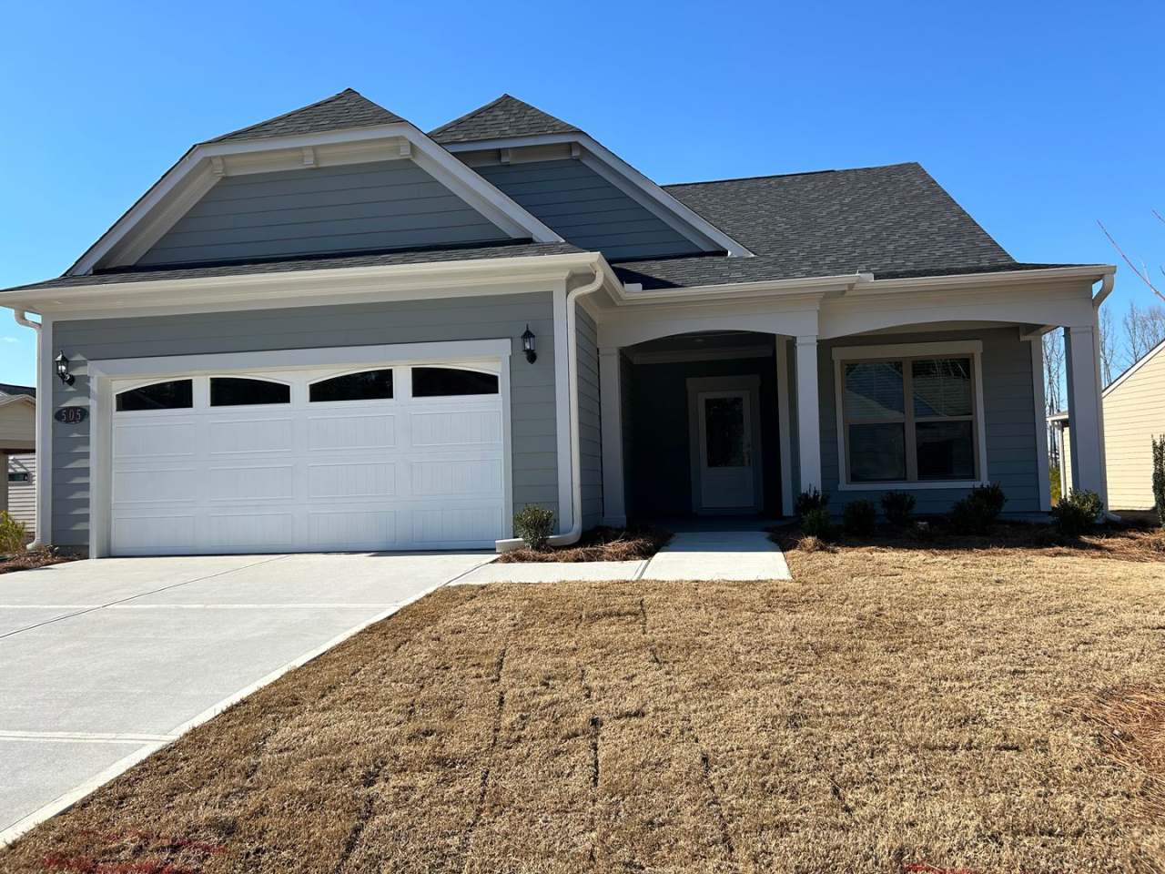 **Ask how you can move into this property with NO SECURITY DEPOSIT!** 505 Colebrook Way: Newer Construction (2023), 4BD, 3BA Ranch Home For Rent in Everton Village in PTC! Close to HWY 54  74, Shopping, and Restaurants. MUST SEE! Available MARCH 2026!
