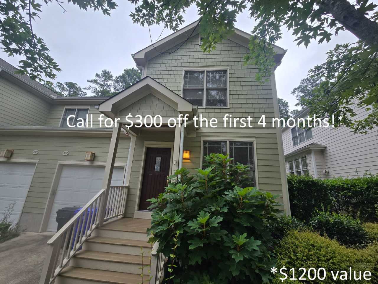 Stylish 3BR, 3BA Townhouse – Prime Location Near Durham  Chapel Hill!