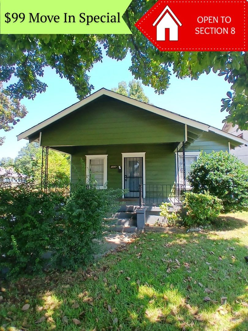 Charming 3 Bedroom 1 Bath | Open to Section 8 - $99 Move In Special