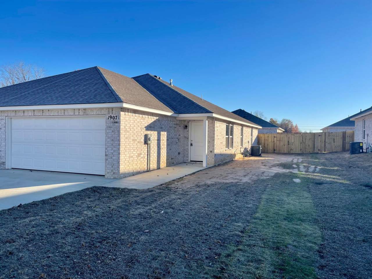New 3 bed 2 bath 2 car garage.