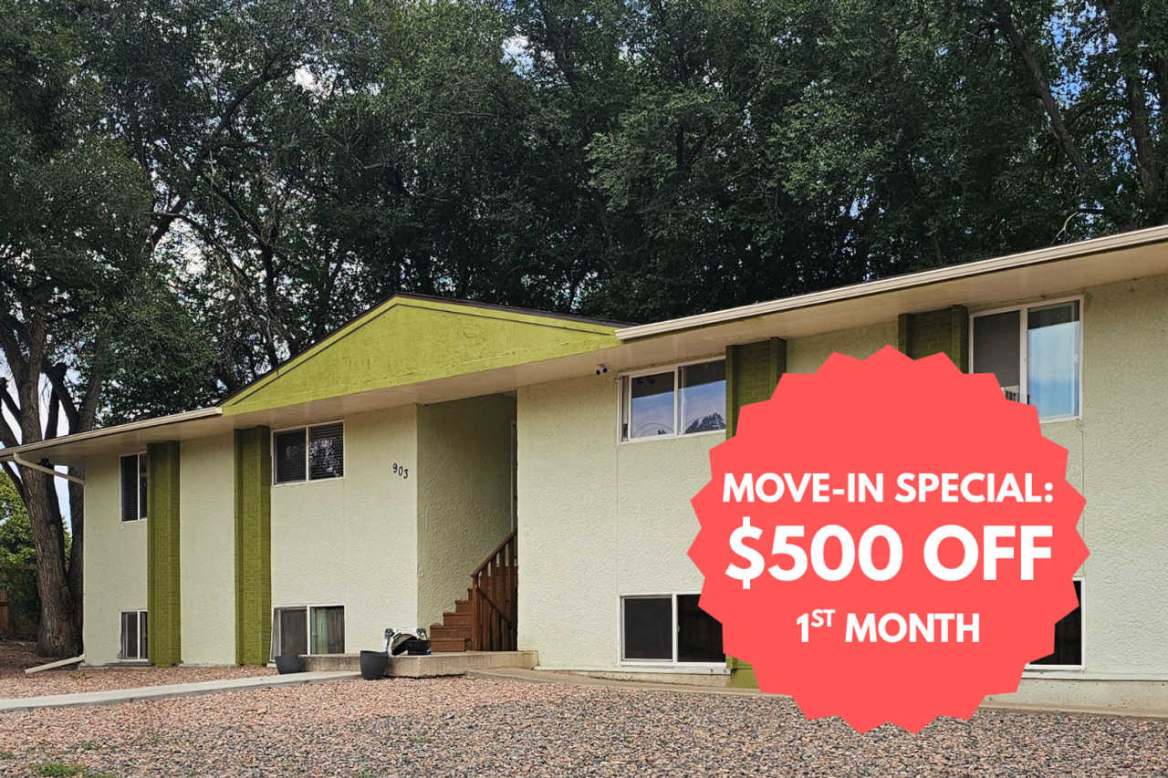 $500 OFF FIRST MONTH |$1313 - 3BR/1BA Pet-Friendly 4Plex near Memorial Park in Colorado Springs