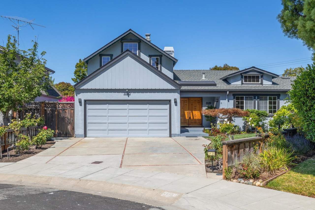 Elegant 3-Bedroom Home in Palo Alto’s Midtown Neighborhood – Peaceful Cul-de-Sac Location with Pond