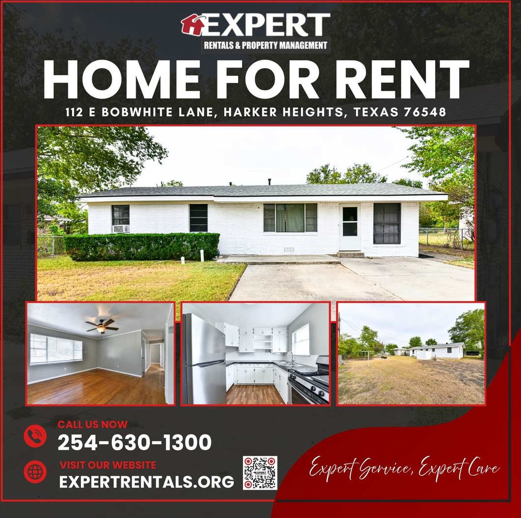 Newly Remodeled 3 Bedroom Home in Killeen!