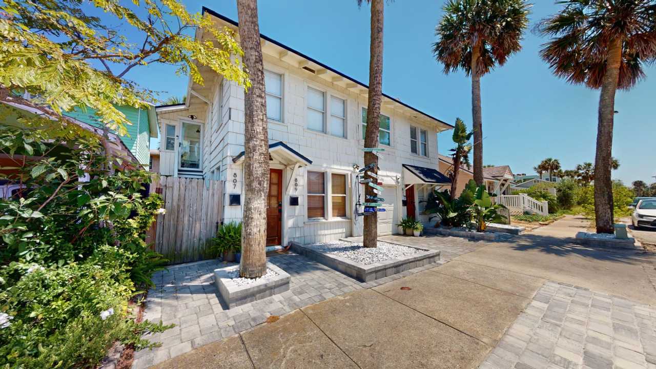 Presenting a meticulously renovated and fully furnished beachside bungalow, ideally situated just a block away from the sparkling shores!