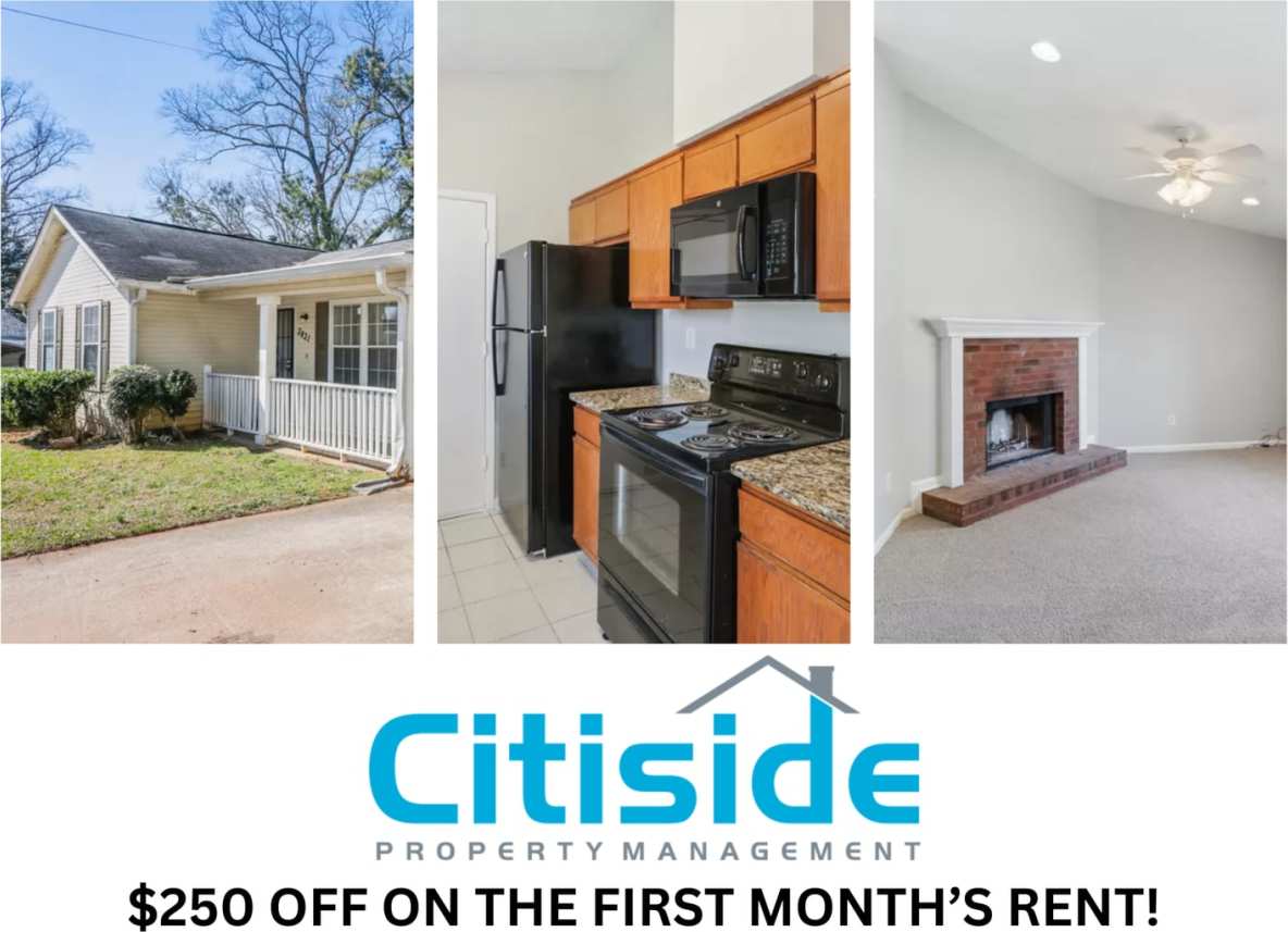 3 bed 2 bath in Decatur! ***Enjoy $250 off your first month’s rent***
