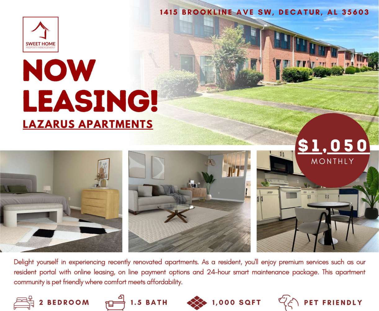 Beautiful Updated Townhomes in Decatur, AL