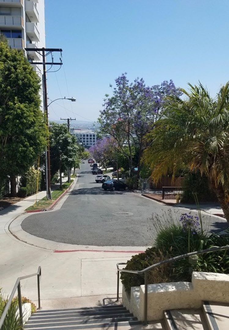 One Bedroom One bath at fabulous Horn Plaza above Sunset Blvd. in West Hollywood.