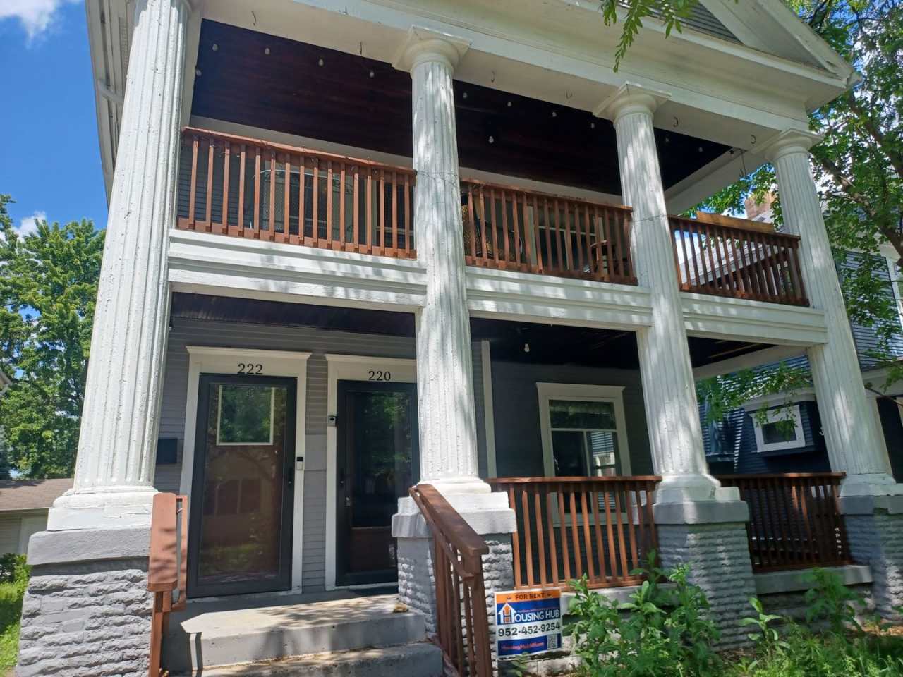 Beautifully Updated 4 BR/2 BA Upper-Level Duplex in Minneapolis with 2-Car Garage!