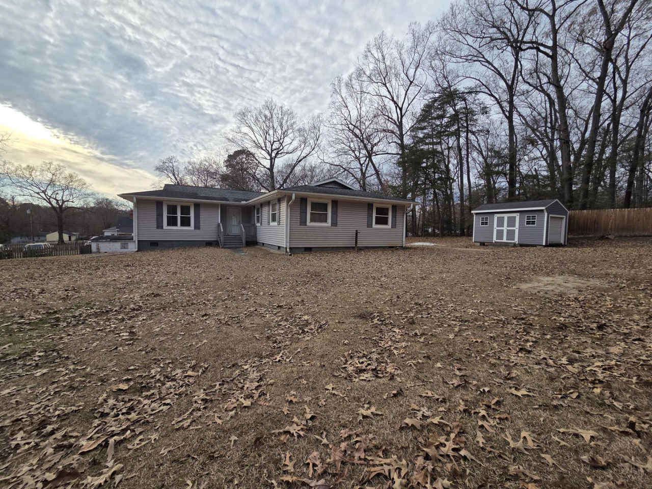 Quiet country rancher on large, secluded lot right at Route 1 and 288