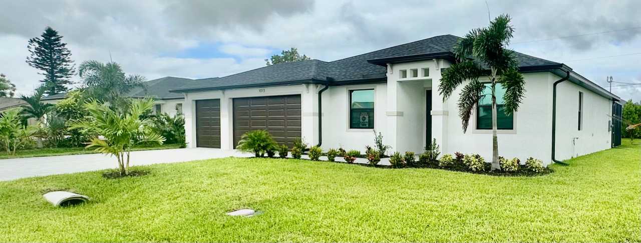 Brand New Construction Home in NE Cape Coral with a Pool on a Corner Lot