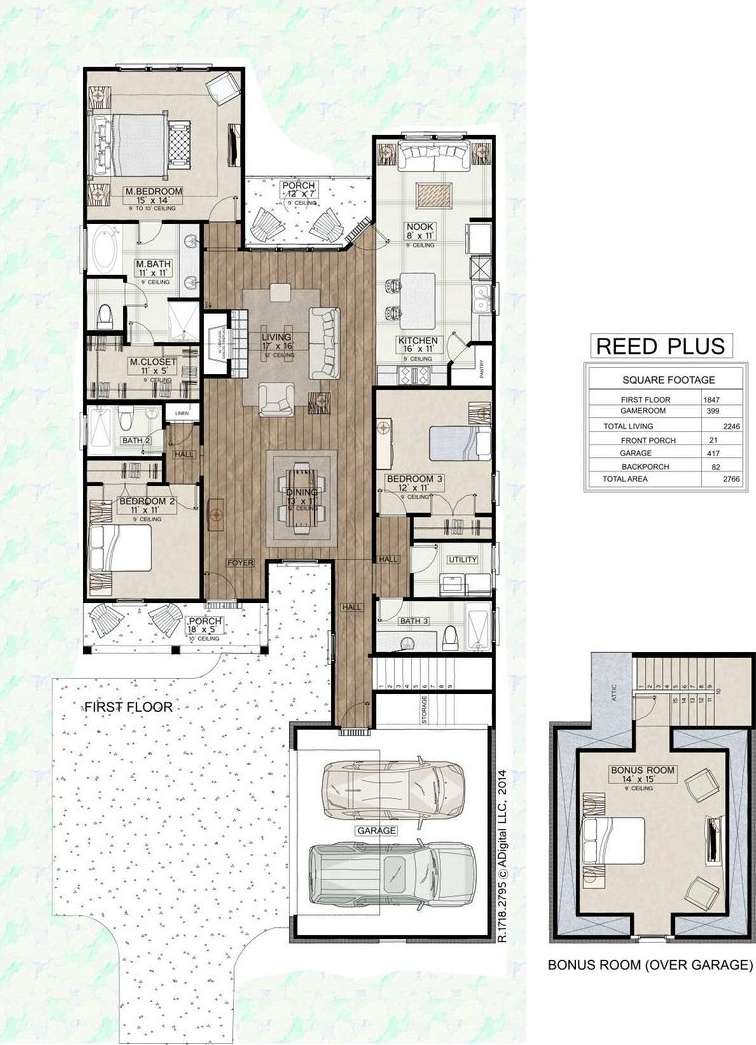 Beautiful 3 bedroom in Baton Rouge with bonus room!!