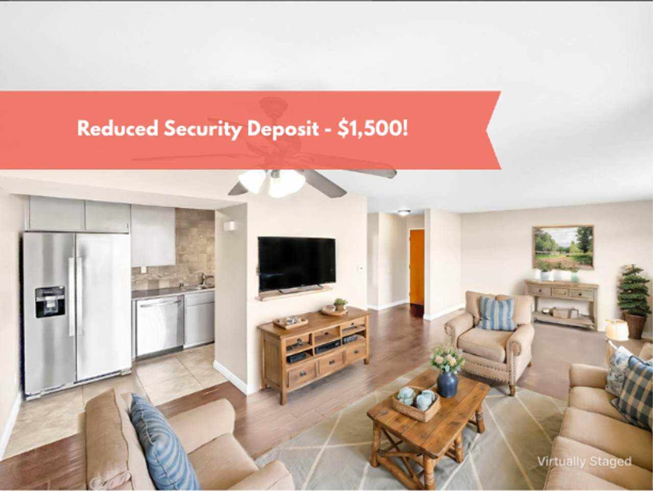 Beautiful 2BD/2BA w/ Reserved Parking and A/C in College Area!