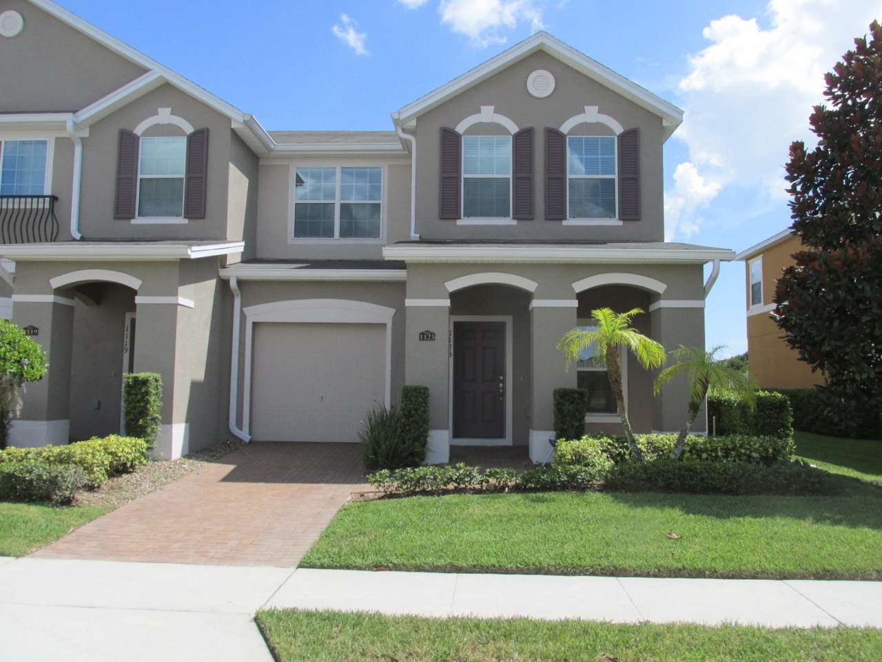 4 Bedroom 2.5 Bath Town Home , one Car Garage, with Water View, Community Pool for Rent at 1123 Honey Blossom Drive. Orlando, Fl. 32824.