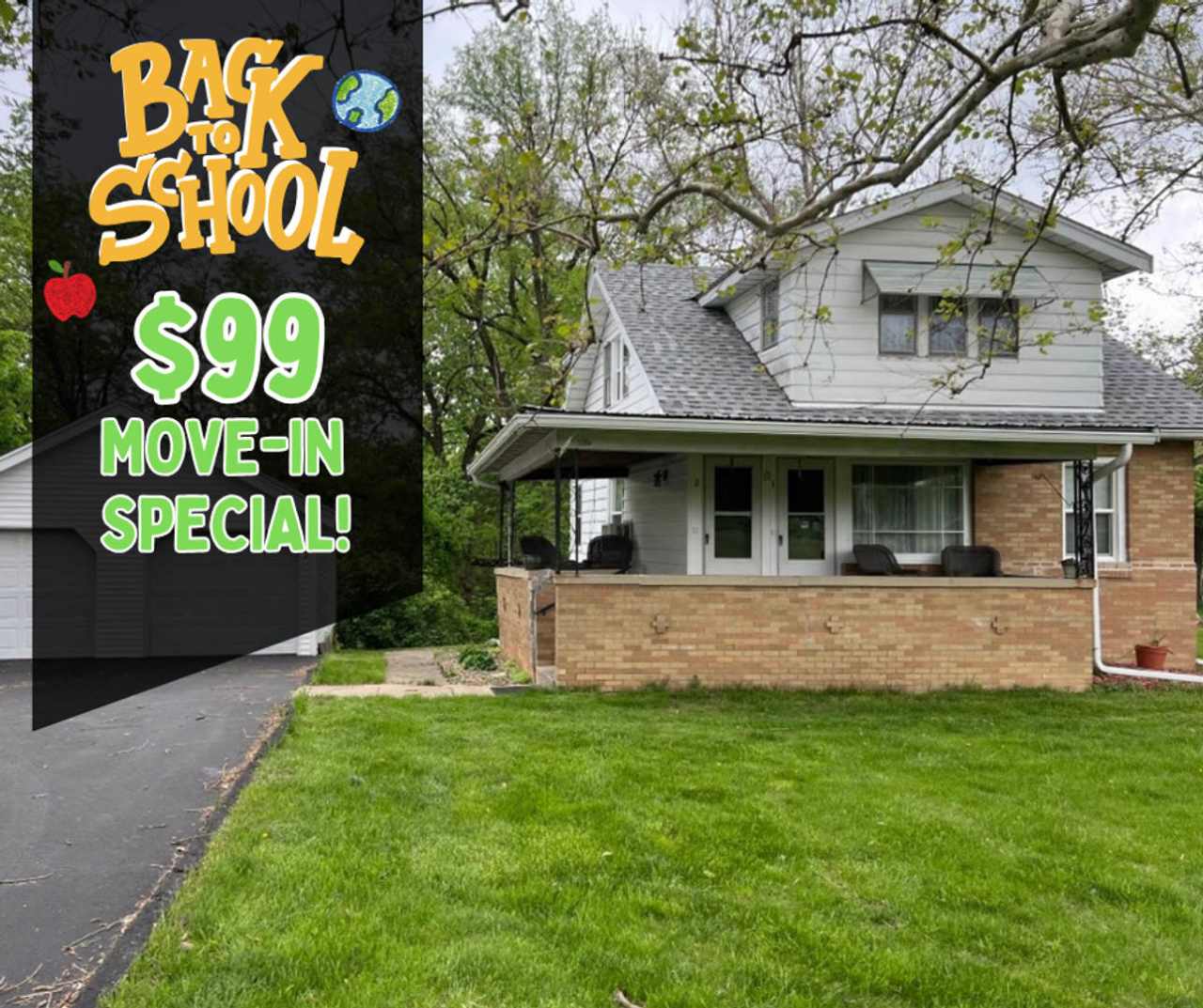 Fully Furnished 1 Bedroom, 1 Bathroom Duplex Unit in Peoria FOR LEASE