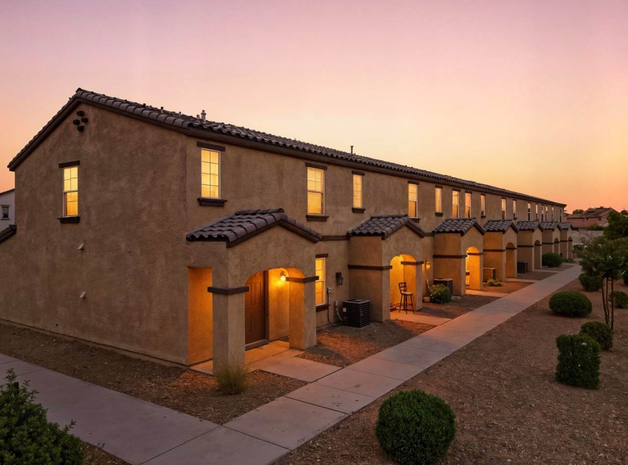 Stylish 2 Bedroom Corner Lot Townhome in Gated Las Vegas Community!