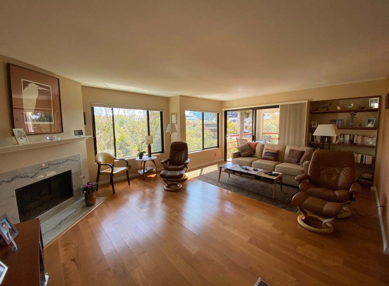 6 month Furnished rental Bankers Hill, View, 2 bd 2 ba 2 parking 1600 sq ft