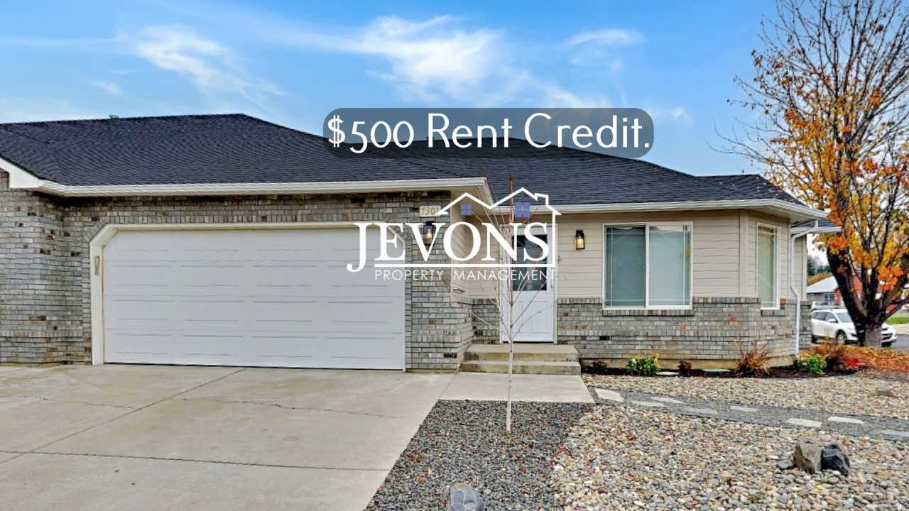 $500 Rent Credit - Two-bedroom home with a fully equipped kitchen, conveniently located near West Valley Community Park and just minutes away from outdoor activities