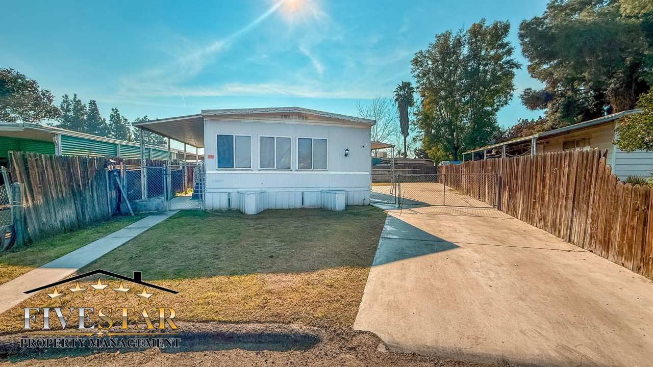 Manufacture Home for Rent on 1500 Pacheco Road # 24