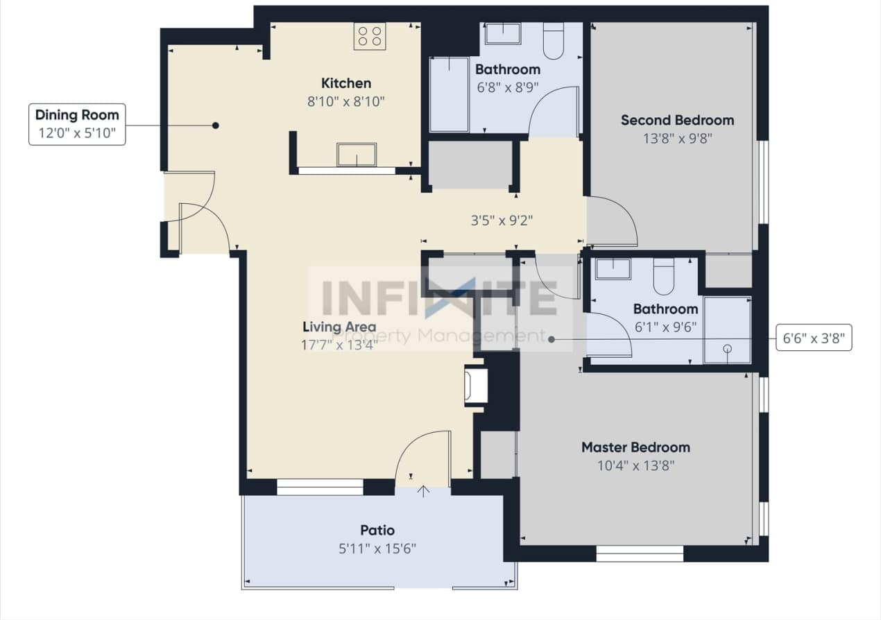 Beautifully Updated 2 Bedroom, 2 Bath Condo with Carport – Great Layout  Modern Finishes!