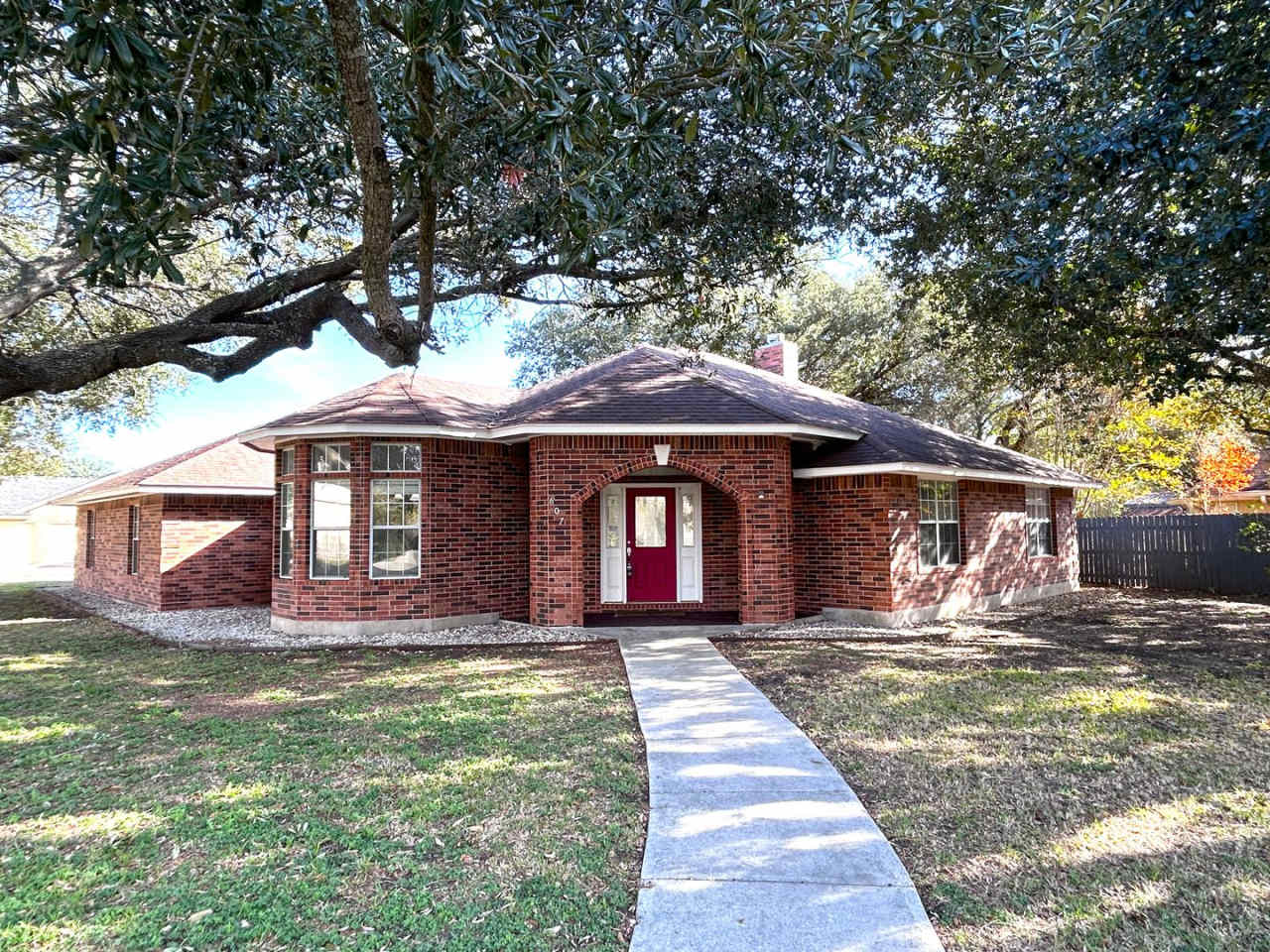 Stately Red-Brick Corner Lot Home in Seguin, TX