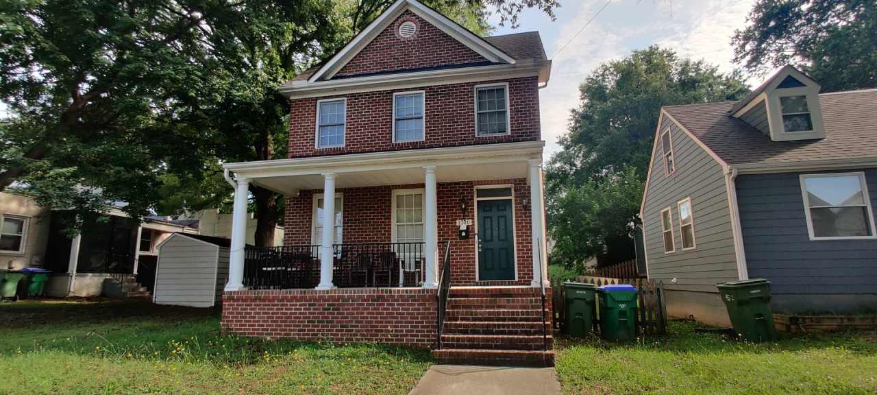 3 bedroom home with covered porch and rear yard