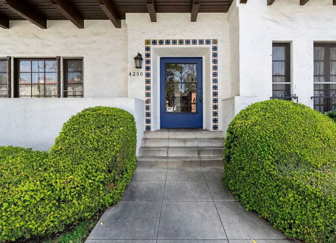 Romantic and authentic Spanish fourplex unit for lease in highly desirable Leimert Park