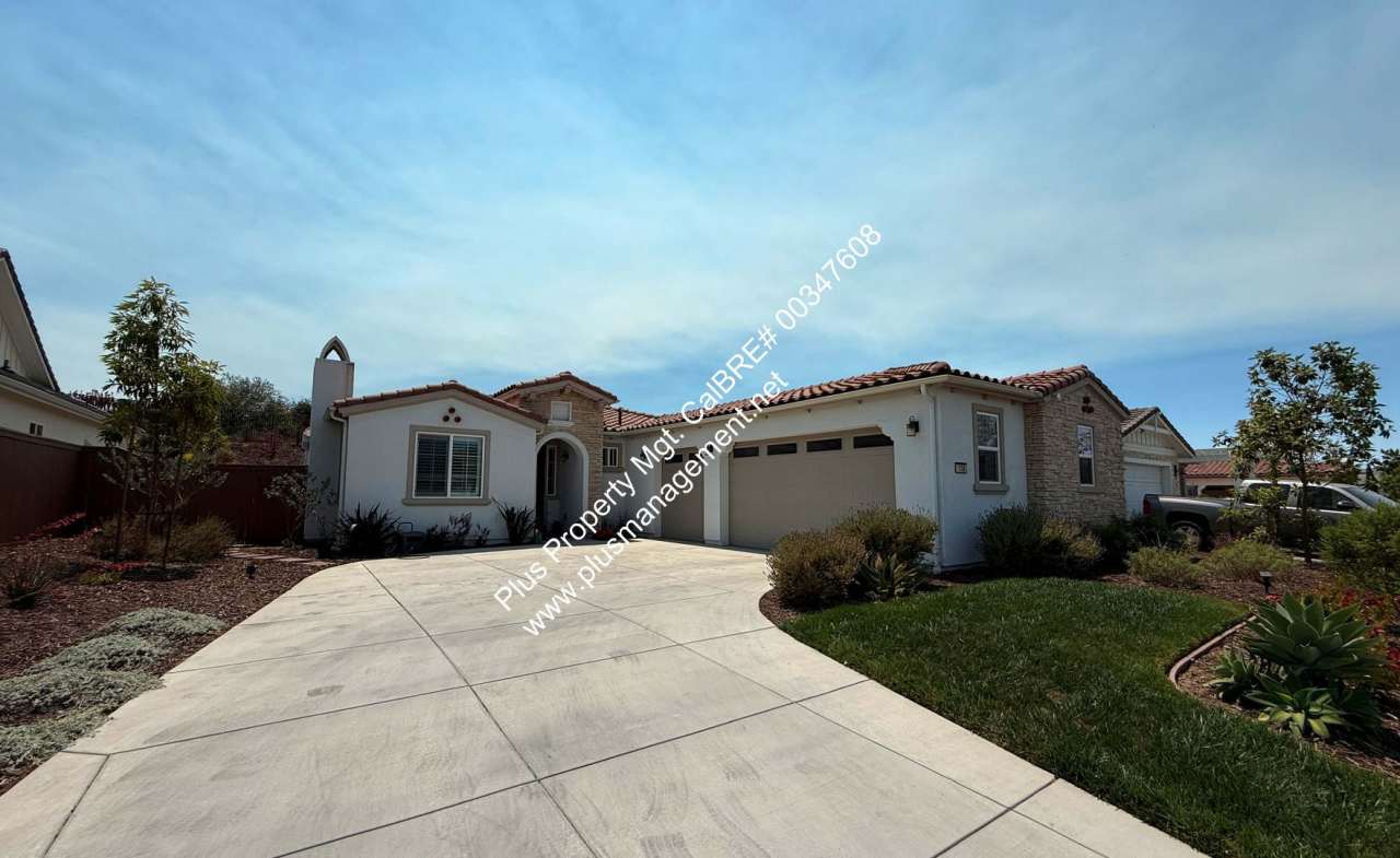 Beautiful Newer Meadows at Rice Ranch Single Story Fully Furnished Home in Orcutt