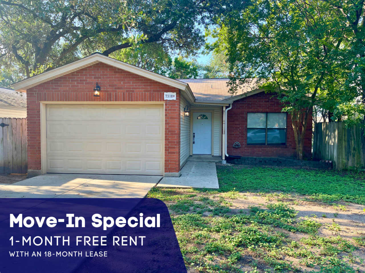 Move-In Special. 1 Month Free at 7318 Hunters Raven