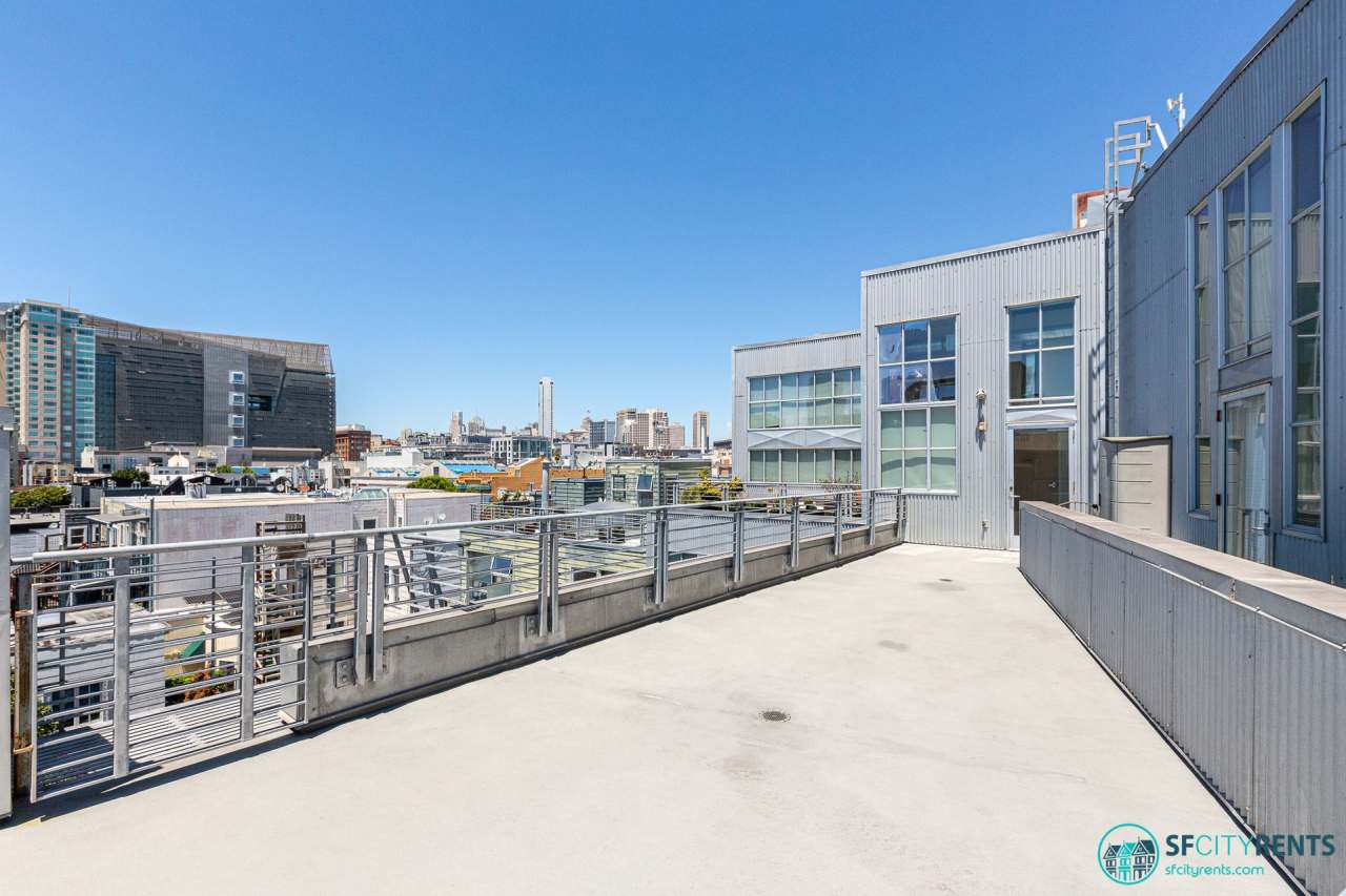 SoMa: Luxuriously Remodeled Conversion Live/Work Loft w/ Private Patio, W/D in unit  Garage Parking