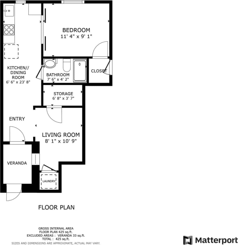 Outer Richmond - 1 BR, 1 BA Apartment - 3D Virtual Tour, Washer  Dryer