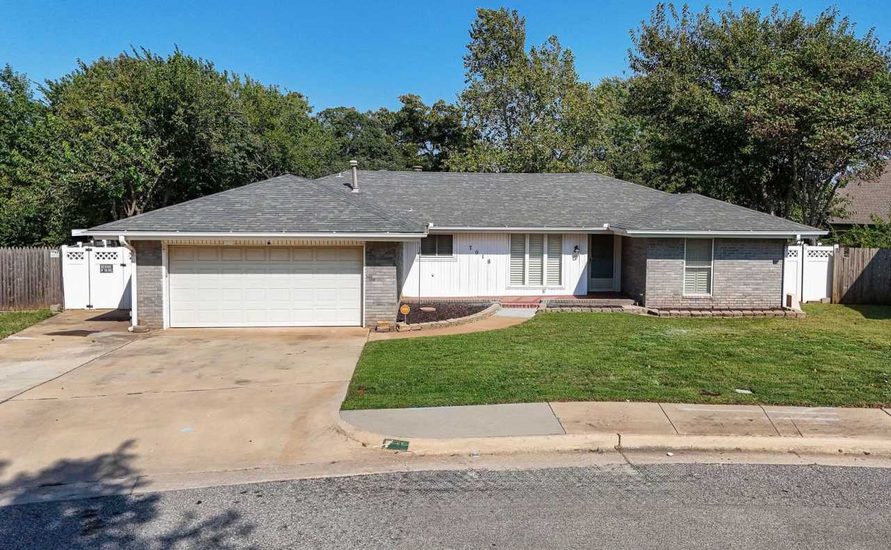 Immaculate Rental Home in small neighborhood with Life-guarded HOA Summer Pool, Lake with ducks, Park with Playground, and Jogging Track. Grey/White brick home located on quiet cul-de-sac with pristine white vinyl fencing.