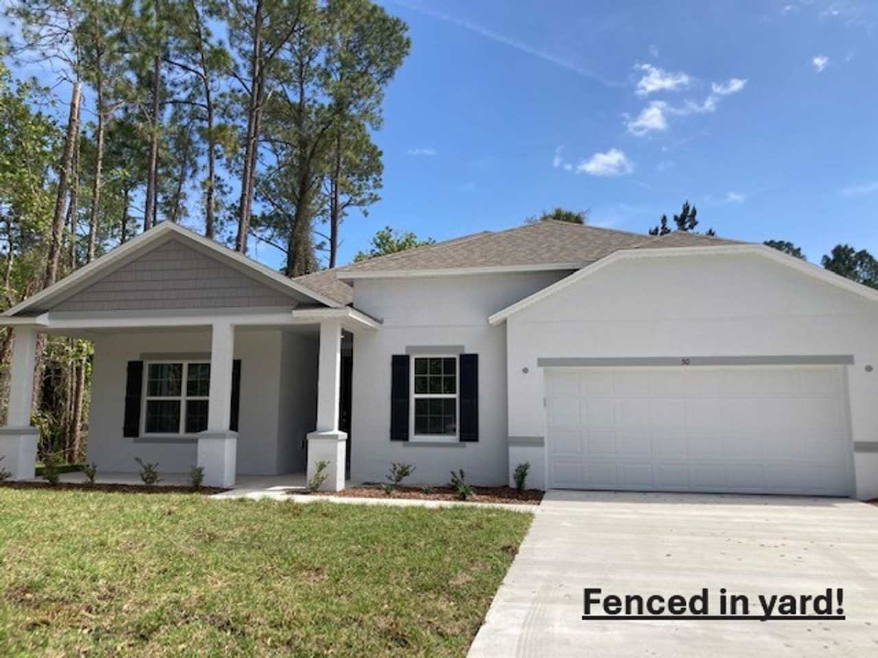 Like New 3 bedroom + den with French doors, screened in porch and Fenced yard!