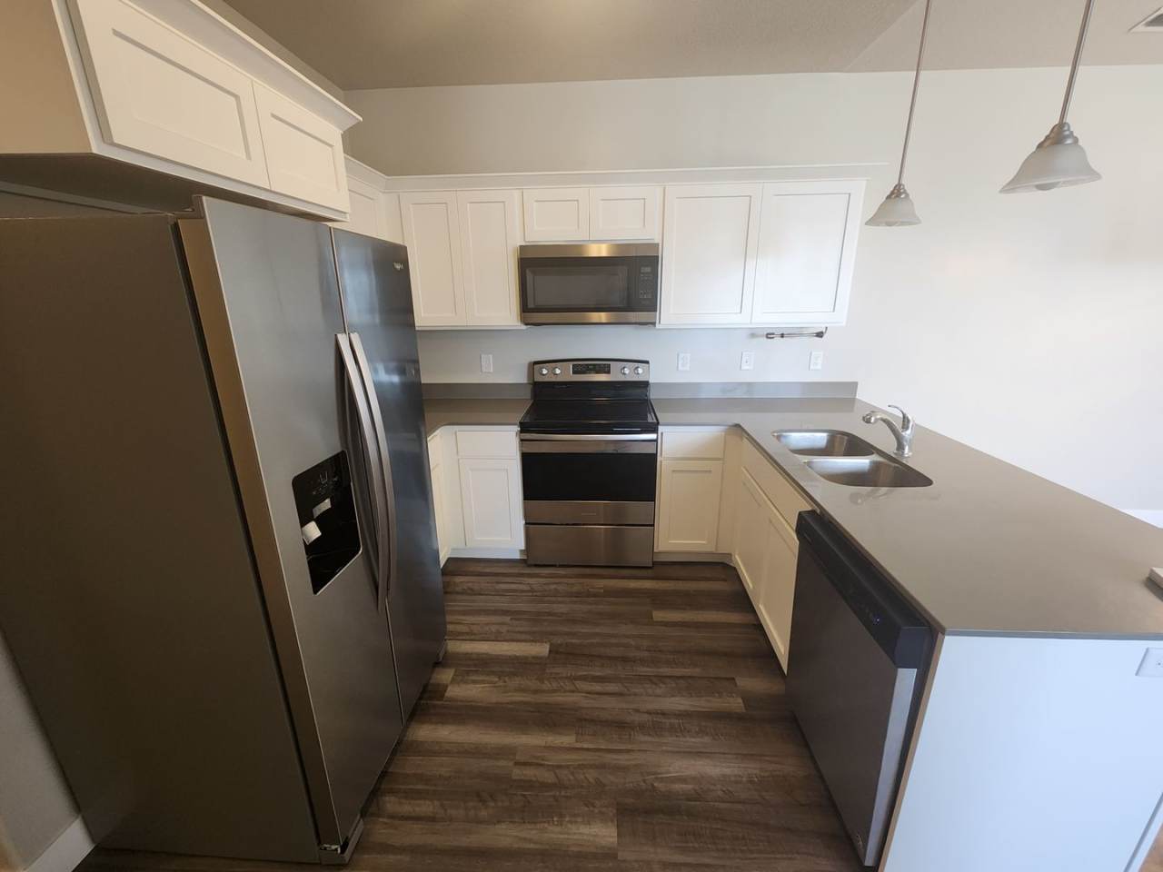 Top floor condo unit in The Exchange.