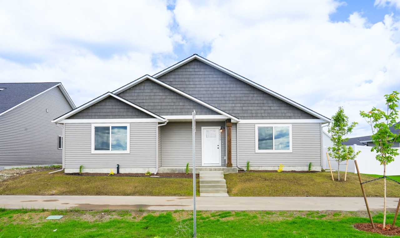 Newly built home with 3 car garage