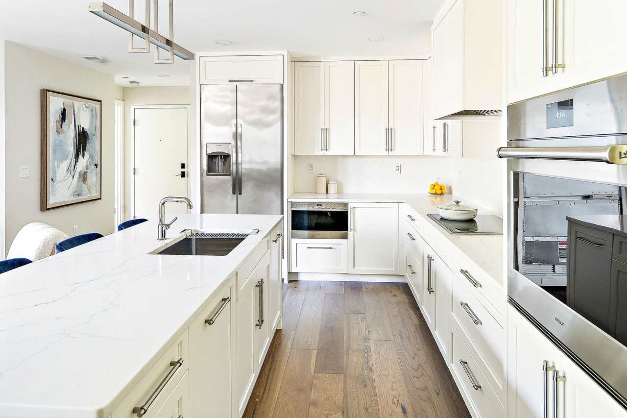 Boutique luxury residence in the heart of one of Newton’s most desirable villages.