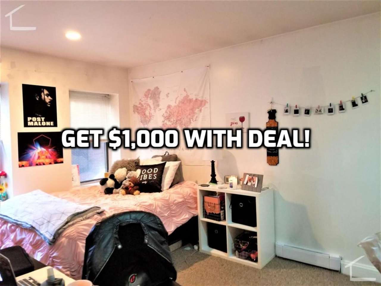 $1k Rebate! Hop  Skip away from NEU! Renovated Apt perfect for students! Granite Counters, See YT Video tour!