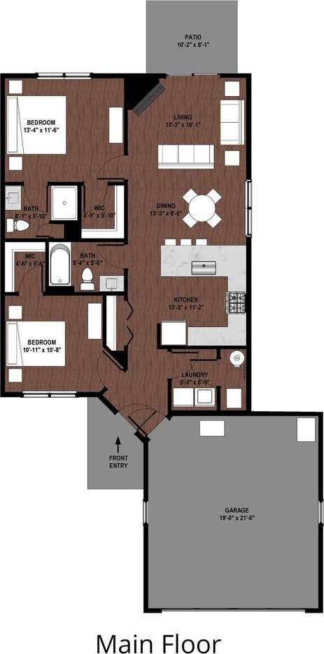 Geranium | Two Bedroom - Zero Step