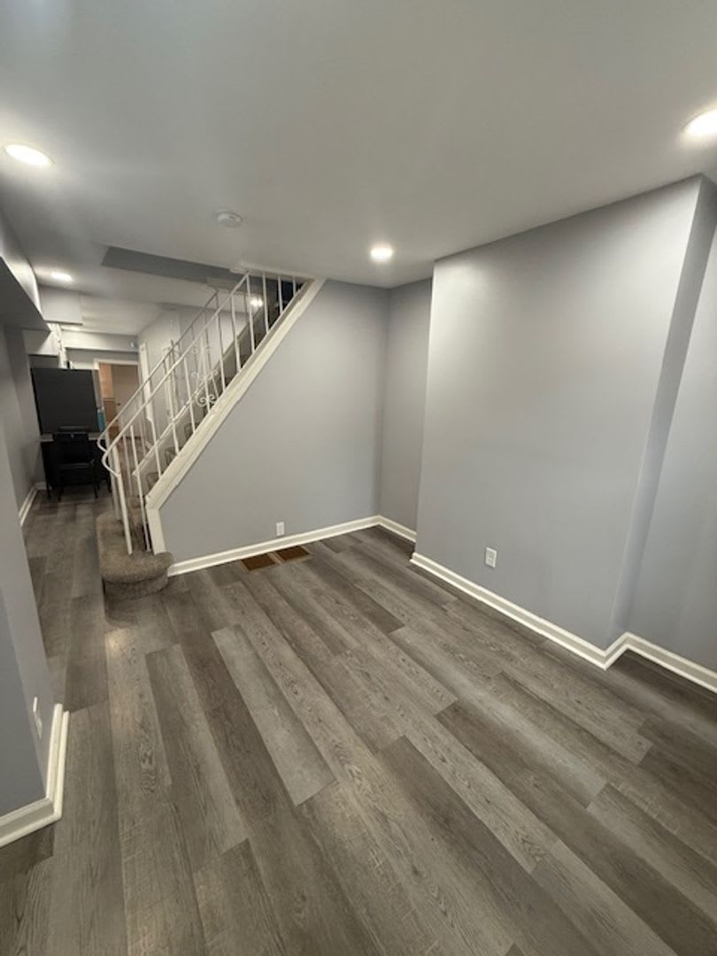 Recently rehabbed townhouse available in West Kensington.