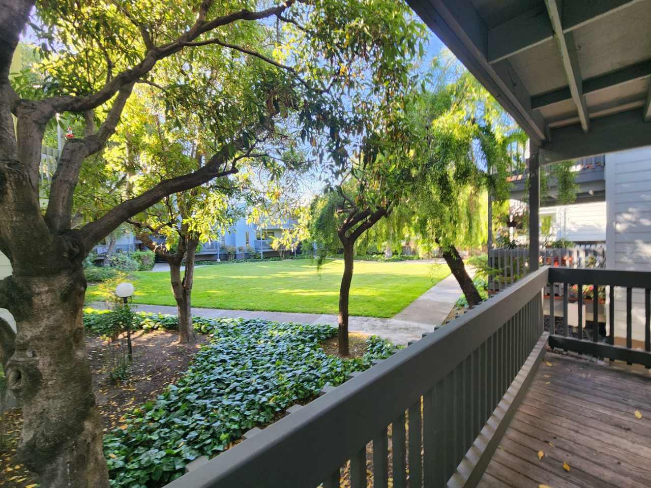 Lovely two bed, two bath condo with garden views