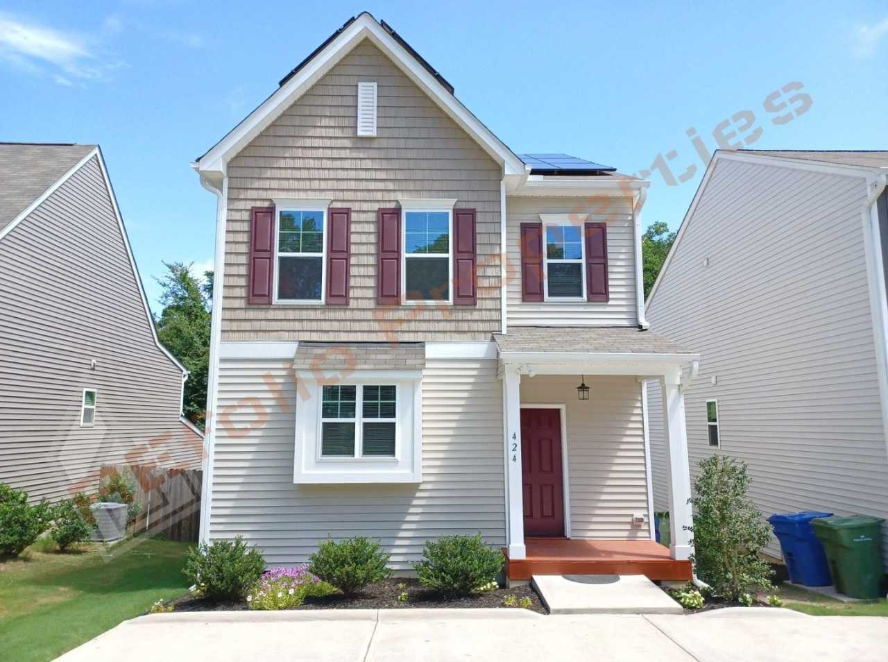 Great news! Application fee will be credited toward your first month’s rent upon lease is executed. Beautiful Energy Efficient 3-BR Home w/Solar Panels at Lincoln Heights! Available Now!
