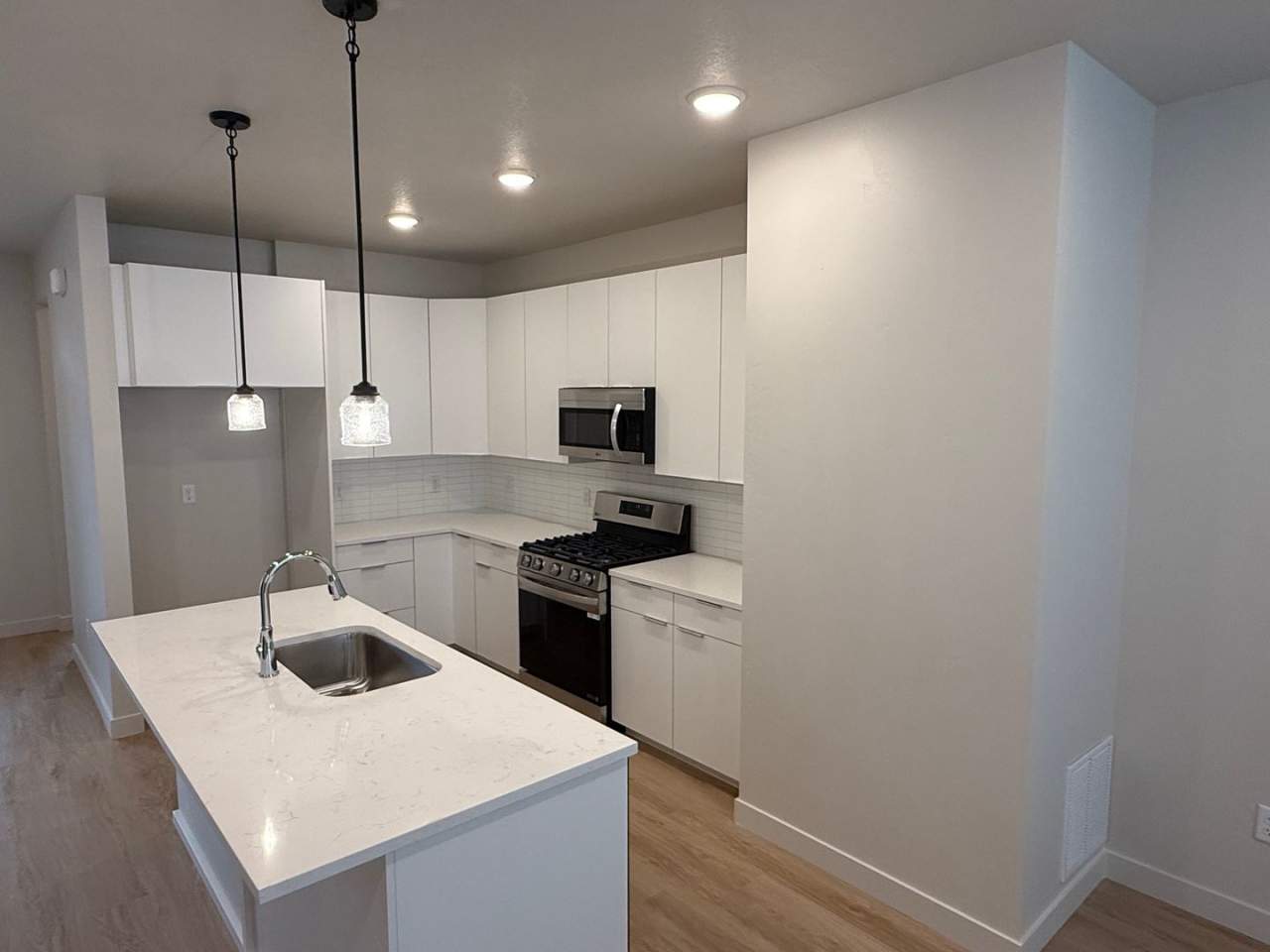 Half off first months rent - Beautiful townhome, construction just completed, 2 car garage, central air